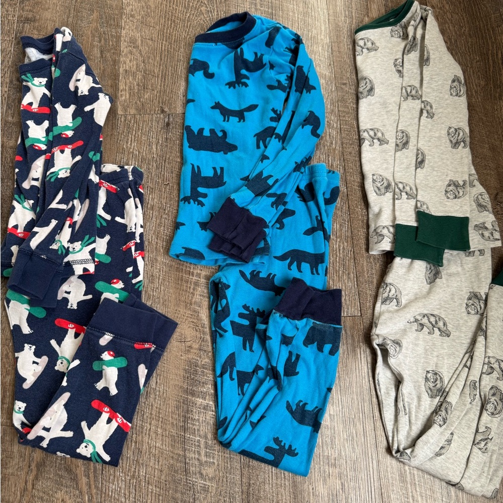 3 sets of winter pajamas
